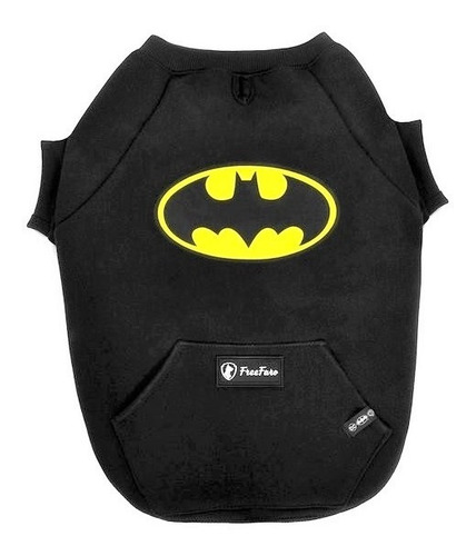 Roupa Cachorro Modelo Batman Oficial G Bulldog Francês Boxer