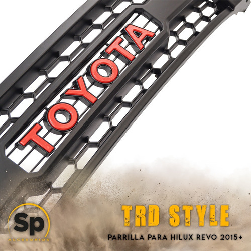 Parrilla Trd Toyota Hilux 2016/2018 Tipo Trd