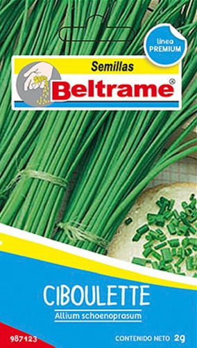 Semillas De Ciboulette Aromatica Beltrame 2g Huerta