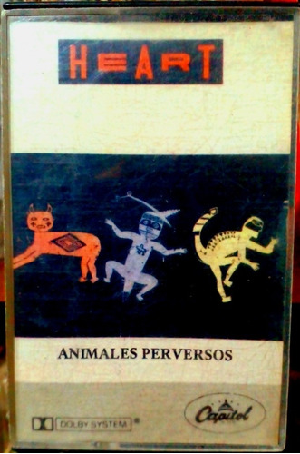 Heart Animales Perversos 1987 Cassette Nacional