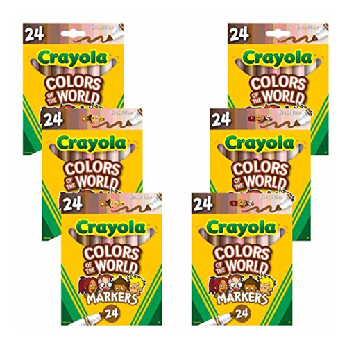 Crayola Colors Of The World - Marcadores De Tono De Piel La.