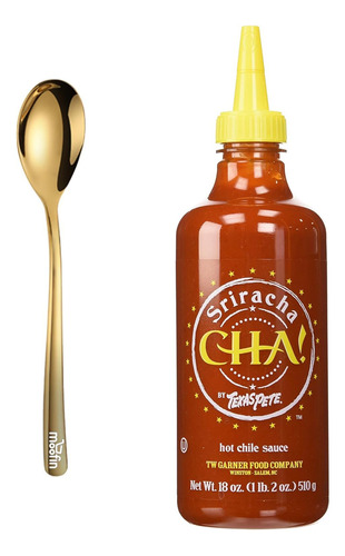 ¡salsa Pete Sriracha De Texas Cha! 18 Onzas Con Cuchara Moof