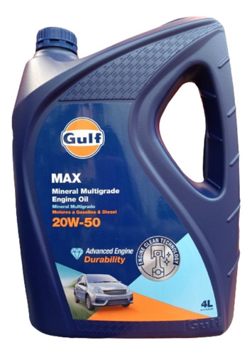 Aceite Gulf Max 20w50 X4l