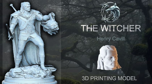 Archivo Stl Impresión 3d - The Witcher Geralt Of Rivia Henry