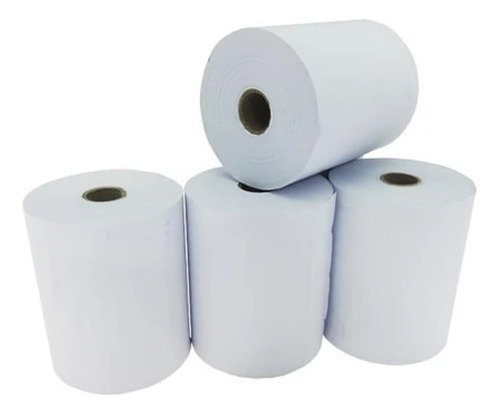 Set 4 Rollos Papel Termico 57x57mm 30 Mts Hand. Boleta