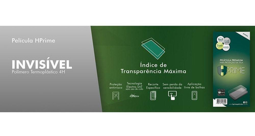 Imagem 2 de 4 de Película Premium Hprime Motorola Moto G6 Plus - Invisível