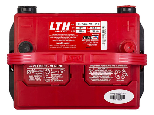 Batería Lth Hummer H3 2006-2010 - H-75/86-700
