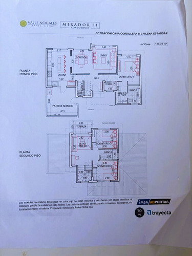 Casa 130m2 Terreno 420m2 Norte Mirador2 Valle Nogales