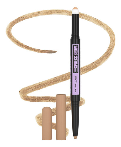 Maybelline Express Brow - Maquillaje De Cejas 2 En 1 Rubio Y
