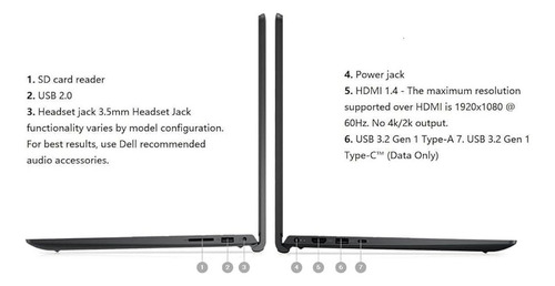 Laptop Dell Vostro 3401 Core I5 de 10ª geração 8 GB 256 GB SSD de 14 polegadas - Excelente (Recondicionado)