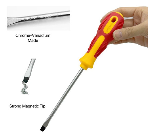 Moxsn Insulating Screwdriver Set Magnetic Screwdrivers 9 Pcs