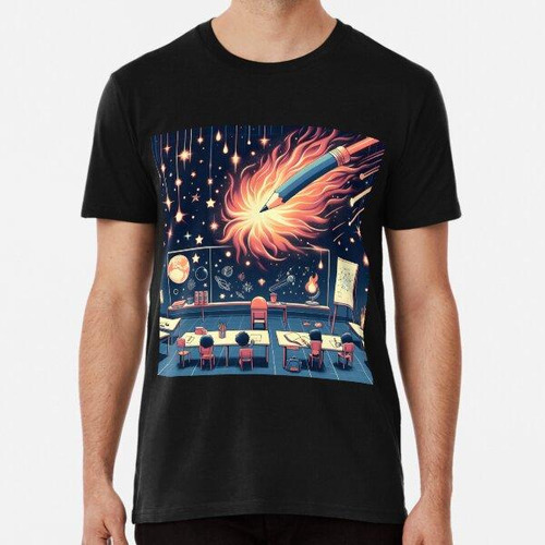 Remera Aula Celestial Algodon Premium