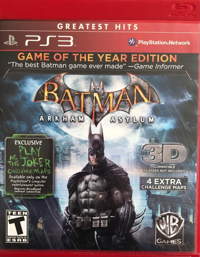 Batman Arkham Asylum Ps3