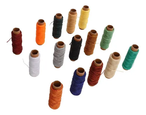 Hilo Encerado For Pulseras 15 Piezas, 15 Colores, 50 Metros