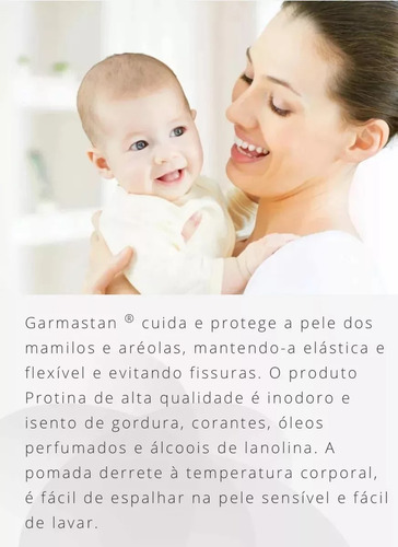 Pomada Garmastan 20g Importada-cuidado Com Os Seios/fissuras