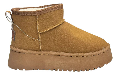 Botín De Nieve Mujer Térmico Forrado Bota Caña Baja Invierno