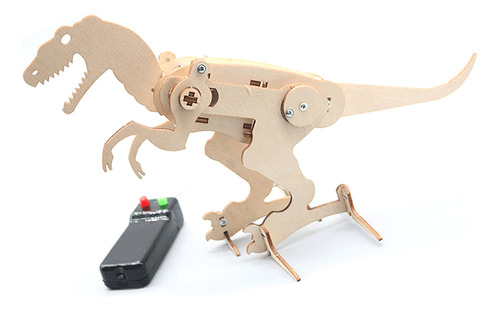 Puzle De Dinosaurio De Madera 3d Con Grabado Láser Y Control