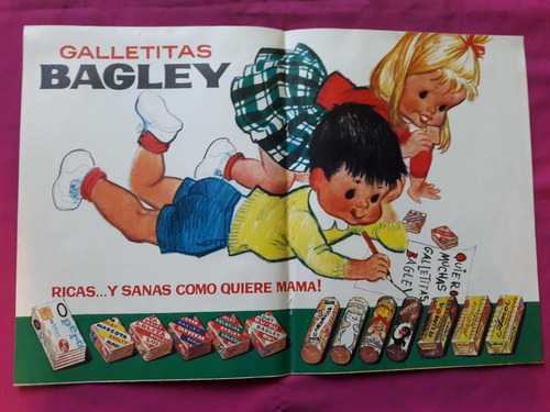 Póster Publicidad Galletitas Bagley - 41 Cm X 28 Cm