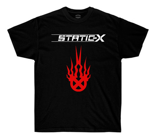 Remera Static X - Logo - Industrial Metal