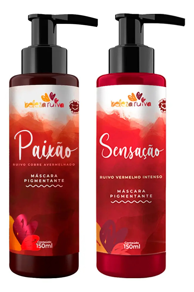 Kit Beleza Ruiva Tonalizante Paixão E Sensação
