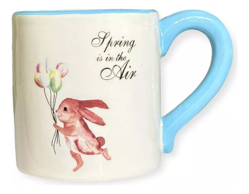 Caneca Coelho Da Páscoa 400ml Xícara Com Colher