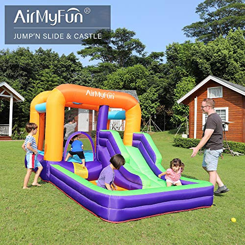 Casa De Rebote Inflable Airmyfun, Tobogán Inflable Para Niño