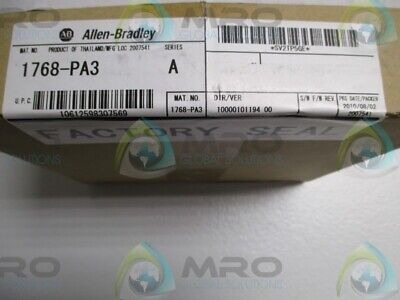 Allen Bradley 1768-pa3 Ser. A Date: 2010 * Factory Seale Qqc