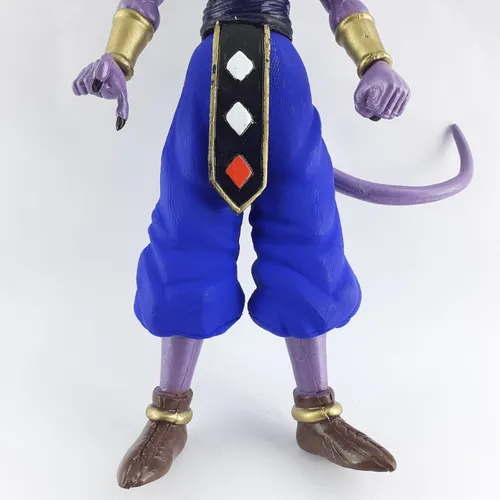 Figura Juguete Mu eco Dragon Ball Super Bills Dios Gato Cuotas