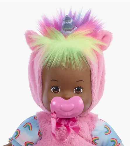 Mu eca Little Mommy Tierna Como Yo Disfraz Unicornio Rainbow