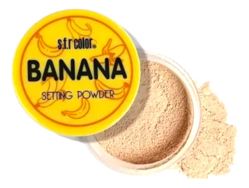 Polvo Traslucido Banana Maquillaje Setting Powder Sfr Color