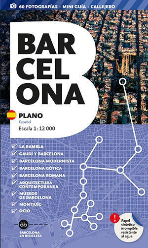 Barcelona, Plano, De Vários Autores. Editorial Triangle Postals, S.l., Tapa Blanda En Español