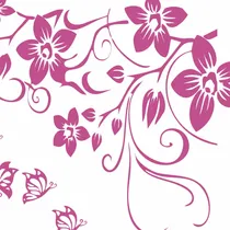 Comprar Vinilos Decorativos Florales 1 Pared Sala Cuarto Papel Tapiz