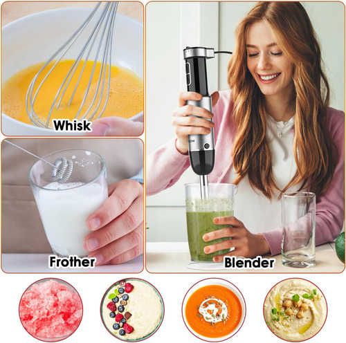 Handheld De La Licuadora De Inmersión Para Cocina, Licuadora