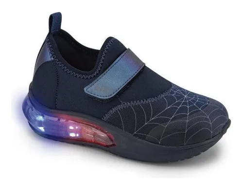 Tenis homem aranha deals com luz bibi
