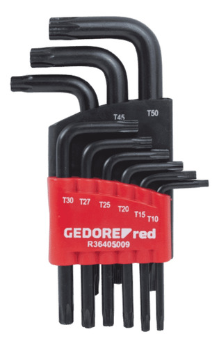 Jogo Chave Torx T10/t50 9 Pcs Gedore Red R36405009 3369856