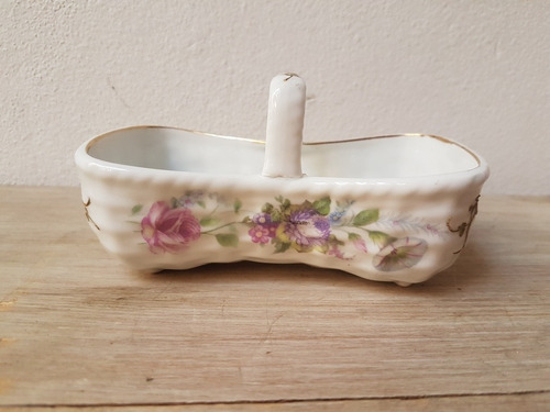 Canastita Vintage Porcelana Limoges Francia 