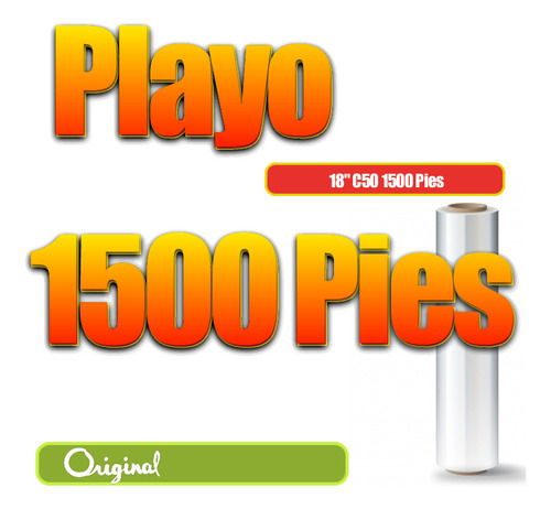 1 Rollo De Playo Emplaye Polistretch 1500 Pies