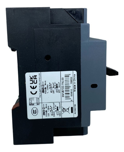 Disjuntor Motor 8 - 13 A 1na+1nf 3mv81001nl00- Siemens