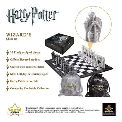 Harry Potter - Jogo De Xadrez Bruxo - The Noble Collection