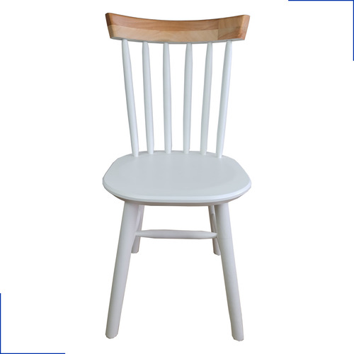 Kit 4 Cadeiras Para Sala De Jantar Madeira Maciça Resistente Estrutura Da Cadeira Branco Assento Branco Desenho Do Tecido Natural