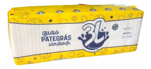 Queso Barra Pategras 3l