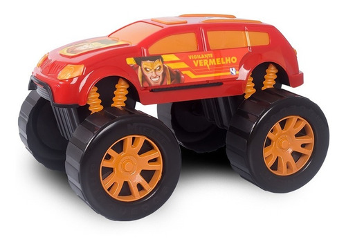 Imagem 1 de 5 de Carrinho Infantil Big Foot Soldado De Ferro Menino Mielle
