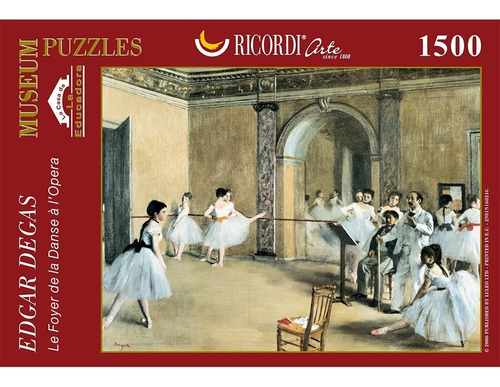 Rompecabezas Degas (salón De La Danza En La Opera) 1500 Pzas