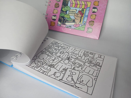 Livro Para Colorir De Desenhos De Ursos De Bobbie Goods 48