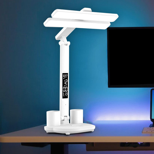 Lámpara De Escritorio Led Con Soporte Para