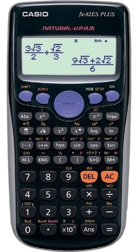 Calculadora Científica Casio Fx-82es Plus Bk 252 Funciones