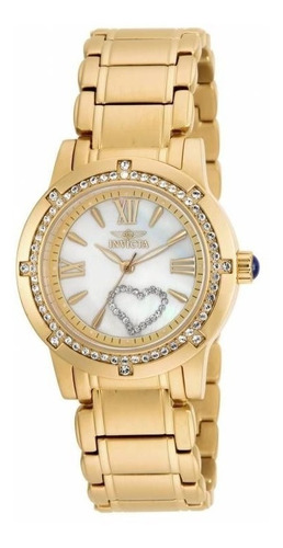 Reloj Mujer Invicta Angel  16709 Dorado - A Pedido De Usa