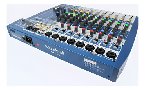 Mesa De Som Console Soundcraft Mi12 Profissional 12 Canais