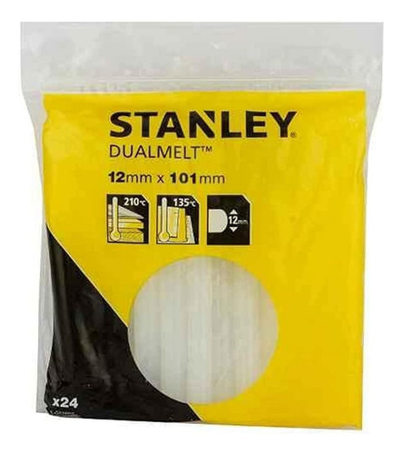 Stanley 1-gs20dt Barras De Cola Termofusible Dual 10cm / Diá