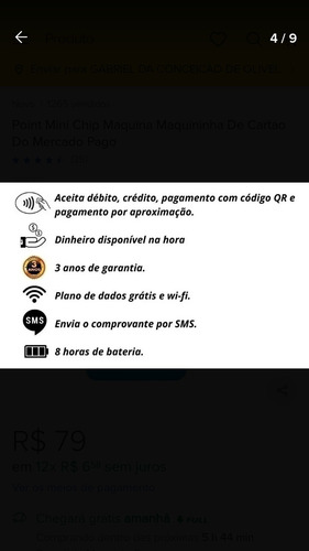 Imagem 4 de 4 de Maquina Passar Cartão